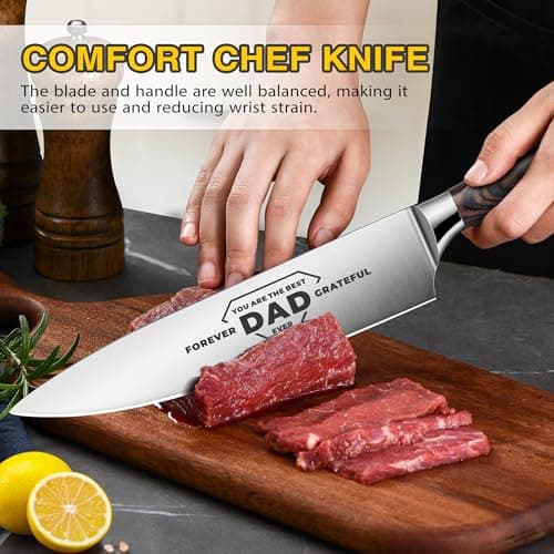 Plys Gifts for Dad Birthday Gift: Gifts for People who Love to Cook Christmas Gifts for Dad Kitchen Chef Knife Presents for Father - Thumbnail 4