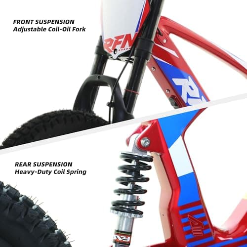 RFN 36V Kids Electric-Dirt-Bike 3-Speed Jump Bike – Lightweight Aluminum Frame Electric Bike, 15.5 mph Max Speed, 13.7-Mile Range for Ages 4-8 - Thumbnail 3