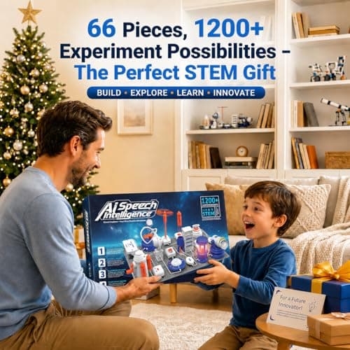 STEM Science Kit for Kids, Electronics Circuit Exploration Toy, 66 PCS - Thumbnail 6