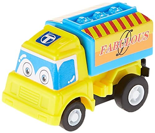 Funcorn Toys Pull Back Car, 12 Pack Assorted Mini Plastic Vehicle Set, Pull Back Truck and Car Toys for Boys Kids Toddler Party Favors,Die Cast Car Toy Play Set - Thumbnail 4