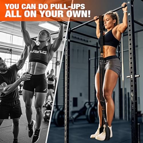 KUTIZE Pull Up Assistance Bands,Resistance Bands,Adjustable and Replaceable Pull Up Assist Band,Assisted Pull Up Resistance Bands for Pull Up Assist Push Up Assist - Thumbnail 2