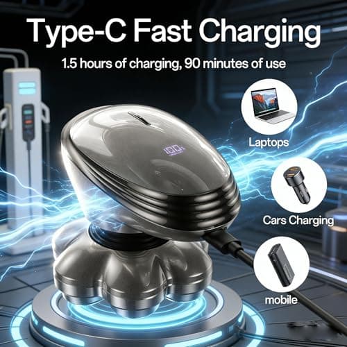 Head Shavers for Bald Men: 5-in-1 Electric Razor with 7D Floating Head & Double Blade - Waterproof Wet Dry Shaver - Thumbnail 3