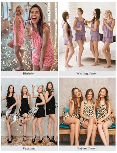 StunShow Cute Pajama Sets for Women Pajamas Bride Getting Ready Outfits Pj Set Cute Pj Sets Woman Pajama Sets for Women 2 Piece Bride Outfits Butterfly S - Thumbnail 5