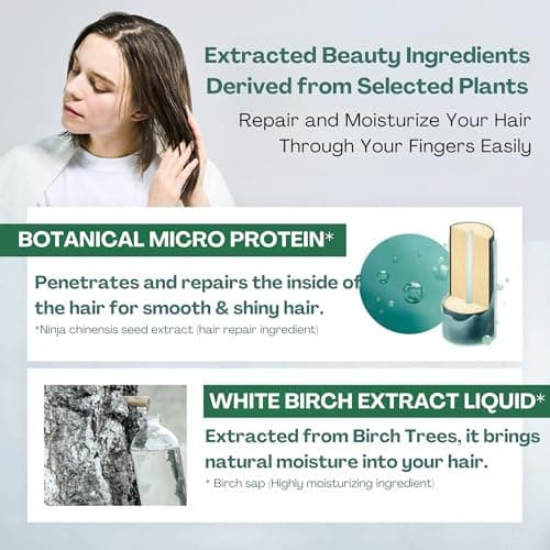 Botanist Natural Hair Oil for Frizzy Hair, Organic Hair Oil for Women, HAIR OIL Spray for Men with Jojoba Oil, Protein, Organics Extract & Squalane, Hair Scalp Oil from Japan 2.7 Fl Oz Pear & Jasmine - Thumbnail 3