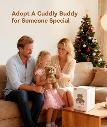 Dreamegg Microwavable & Weighted Stuffed Animal, Unscented Microwave Heating Pad for Period Cramps, 1.43 Lbs Teddy Bear, Washable Cover, Anxiety Relief, Cute Heatable Plushies - Thumbnail 6