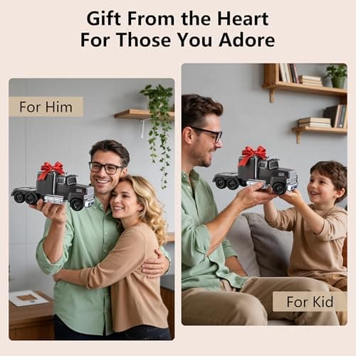 AONOX Easter Truck Bluetooth Speaker Toy for Car Desk Gaming & Outdoor Easter Parties Easter Basket Stuffers Gift for Kids & Car Lovers Pickup Truck Speaker with FM Radio USB/TF TWS Stereo LED Lights - Thumbnail 6