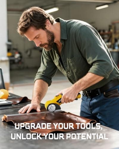 BaycoreX Cordless Electric Scissors,3000mAh Cardboard Cutter Rechargeable,Electric Box Cutters with 2 Blade, 4V Upgrade Motor,Safety Lock & LED Light, Powerful Cutting Tool for Paper,Carpet - Thumbnail 6