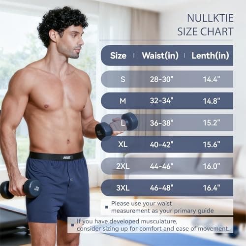 Nullktie Men's Underwear Boxers with Button Fly, Breathable Boxer Shorts for Men 3 Pack, Ultra-Soft Micro Modal - Thumbnail 6