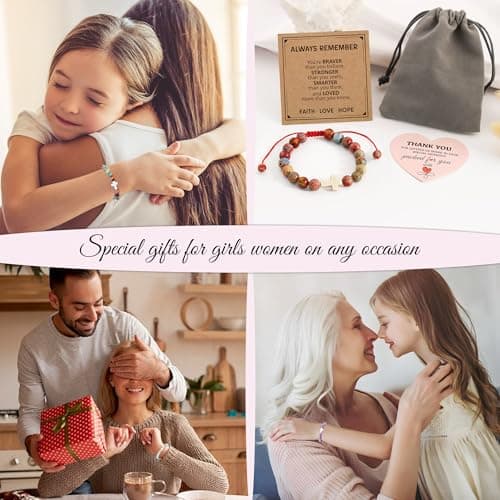 BAYLAY Teen Girl Gifts Trendy Stuff, Cross Bracelet for Women Teenage Girls Birthday Gifts Christian Religious Easter Baptism for Teens Girl Easter Essentials Basket Stuffers Fillers Gift - Thumbnail 6