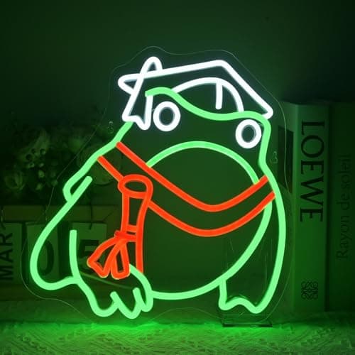 VVYXX Cool Kids Read Books Neon Sign Toad Graduated Wall Decor Neon Light Bedroom Wall Decor Suitable for Classroom Book Party Library Decoration Reading Room Bookish Decor Gift - Image 1