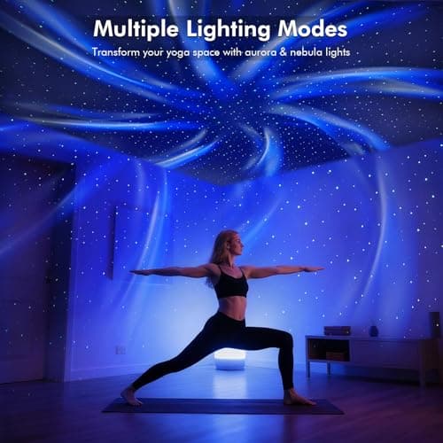 Rossetta Dual Lens Galaxy Projector, Star Projector for Bedroom with 58 Light Effects, Night Light Projector with White Noise & Bluetooth Speaker, Remote Timer, Easter Room Decor Gift for Kids Adults - Thumbnail 6