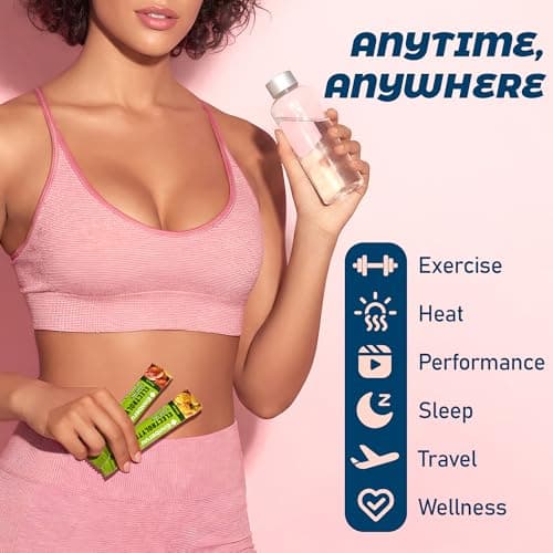 Electrolyte Powder Packets, 50 Sticks Sugar-Free Hydration Drink, 10 Flavor - Thumbnail 5