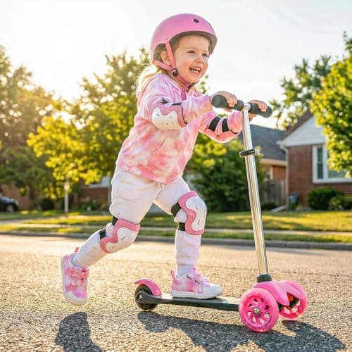 STQ KIDS Wide Toe Box Toddler Barefoot Shoes Girls Sneakers Lightweight Kid Tennis Shoes Non-Slip Zero Drop First Walking Shoe for School Sports Tie-Dye Pink Infant Size 4 - Thumbnail 2