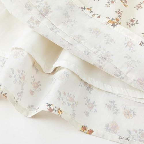 Simplee kids Baby Girl Fall Floral Dress Long Sleeve Print Sundress Vintage Dresses Toddler 2T - Thumbnail 5