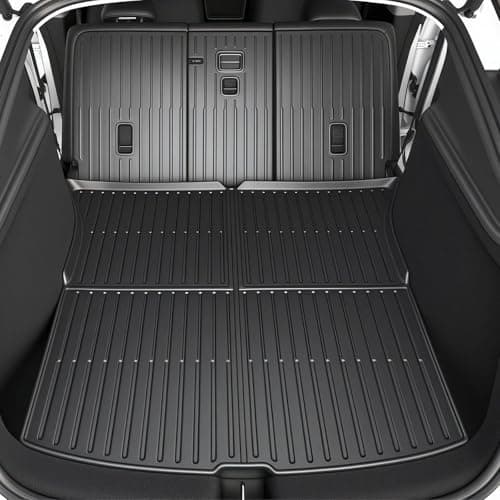SUPER LINER Tesla Model Y Juniper 2025 2026 Floor Mats & Cargo Liners Full Set 10 PCS Extra-Thick TPE CabinProtect™ for 5-Seater | All-Weather Pet & Child-Friendly Accessories(Not for Standard) - Thumbnail 6