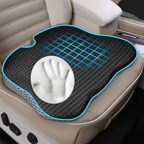 Hapiclody Car Seat Cushion for Driving,Office Chair Cushions Non-Slip Hip & Lower Back Tailbone Chair Pillow Pad,Memory Foam Seat Cushion for Car Seat Driver Truck Desk Wheelchair - Image 1