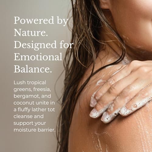 Juara 13.5 Fl Oz Hand & Body Wash - Hydrating Daily Cleanser with 72-Hour Moisture Magnet - Gentle Lather (Candlenut) - Thumbnail 3