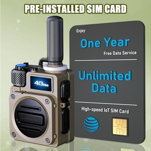 2Pcs 4G Walkie Talkie for Adults,Long Range 4G 1000 Mile Rechargeable Two-Way Radios 3-Day Battery Runtime Ideal for Hiking,Camping,Work,and Emergency Use Portable Two-Way Outdoor Radio(SIM Card) - Thumbnail 3