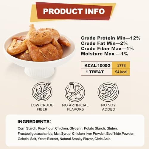 PETPHABET Rawhide Free Dog Chew Bones - Grilled Chicken Leg Dog Chews for Small Medium Breeds, Healthy Puppy Treats for Training & Teething, Made with Real Chicken, Natural Smoky Flavor, 11 Count - Thumbnail 3