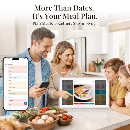 Digital Calendar: 15.6-inch Wall Planner Digital Calendar & Chore Chart with Video Call, 2K Smart Touchscreen Interactive Display for Family Schedules, 4+64GB, Wall/Desk Mountable, Great for Organizing Your 2026 Calendar - Thumbnail 5