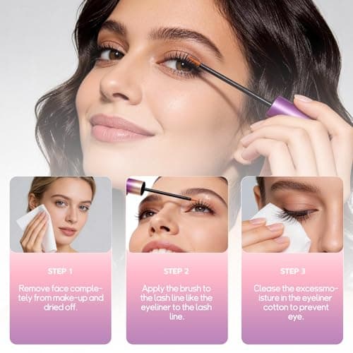 Eyelash Growth Serum with Advanced Formula to Boost Longer Fuller and Thicker Lashes and Eyebrows - Gentle & Vegan for Sensitive Eyes, Cruelty-Free - Thumbnail 4