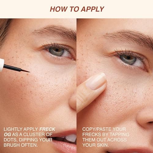 Freck Beauty, The Original Freckle Pen, XL – Natural-Looking, Buildable and Long-Lasting Faux Freckles with Clean, Vegan Formula, All Skin Tones, XL (Light/Medium) - Thumbnail 6