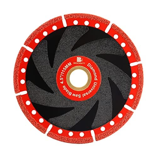 Metal Cutting Diamond Blade 4 1/2"- BRSCHNITT 115mm All-Purpose Diamond Saw Blade for Rebar Sheet Metal Angle Iron Stainless Steel Concrete. - Image 1