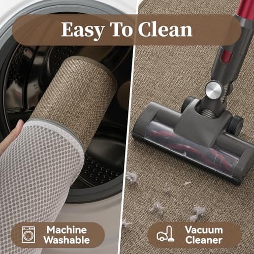 MontVoo Bath Mat Rug-Ultra Thin Non Slip Bath Mats for Bathroom Mat Quick Dry, Rubber Backing Washable Bathroom Rugs Fit Under Door, Absorbent Bath Rugs for Floor,20"x32",Khaki - Thumbnail 6
