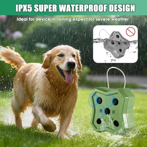 Anti Barking Device for Dogs: Ultrasonic Dog Bark Deterrent Devices with 3 Training Modes 50 FT | Dog Barking Silencer Bark Box for Indoor Outdoor | Stop Barking Control Device for Dogs (Green) - Thumbnail 5