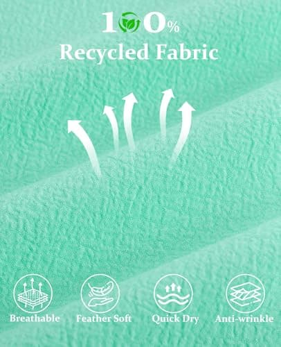 Cozople Boys Button Down Shirt Short Sleeve Kids Green Solid Color Shirts with Curved Hem Hawaiian Breathable Top Casual Vacation - Thumbnail 4