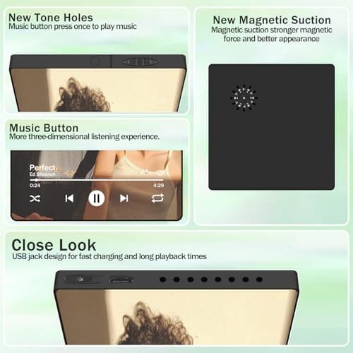 Unique Mother's Day Keepsake – Personalized Music Fridge Magnet, Custom Photo & Music Gift for Mom - Thumbnail 2