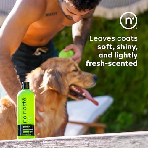 Nonaste Aloe Glow Premium Dog Shampoo (16 Oz, Pack of 1) – Deep-Clean & Odor-Neutralizing Dog Wash with USDA Certified Organic Aloe & Oatmeal | for Sensitive Skin, Soft Shiny Coat, Light Fresh Scent - Thumbnail 6