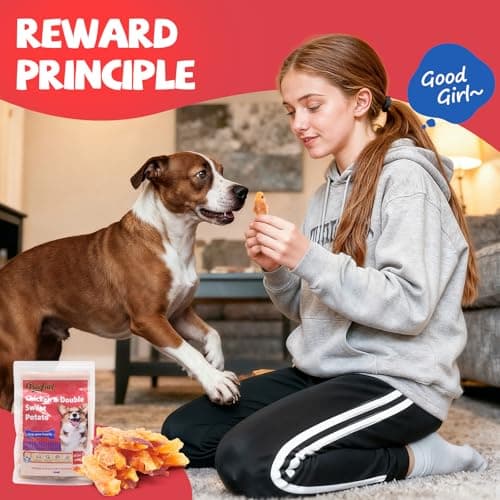 Dog Treats Chicken Wrapped Double Sweet Potato Containing 1% Taurine High-protein Dog jerky Meat Dry Dental Care Snack Suitable For Small, Medium Large Dogs For Eating Training Rewards. 14.11 Oz - Thumbnail 6
