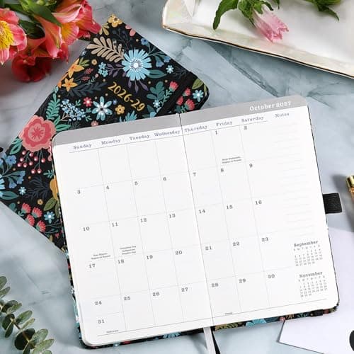 2026-2029 Pocket Planner/Calendar - Monthly Pocket Planner/Calendar with Pen Hold, July 2026 - June 2029, Inner Pockets and 63 Notes Pages, 6.6" x 3.7" - Thumbnail 2