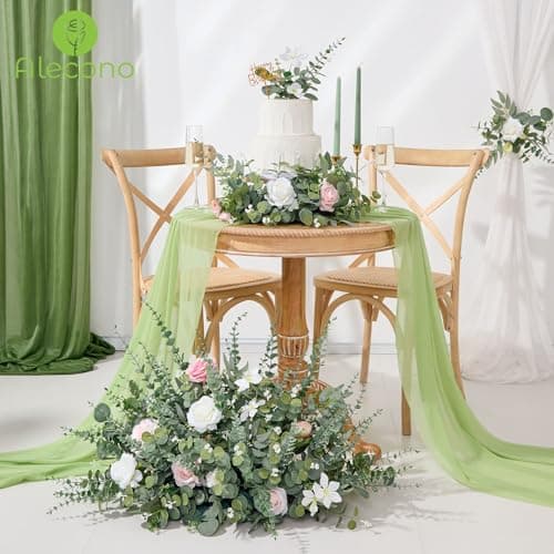 Alecono 100pcs Mixed Eucalyptus Leaves Stems Bulk, 4 Kinds Artificial Greenery Stems Faux Sliver Dollar Fake Greenery for Centerpieces Wedding DIY Bouquets Floral Arrangement Party Decor - Thumbnail 4