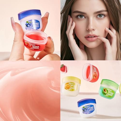 24-Pack Lip Balm Bulk Assorted Fruit Lip Care Products Set Hydrating, Lip Mask Multi Pack Moisturizing for Dry Lips - Thumbnail 4