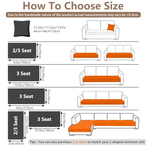 Sparaiz Sofa Covers Washable for Plush Pet Sofa w/Pillow Dark Grey 70.9" - Thumbnail 4