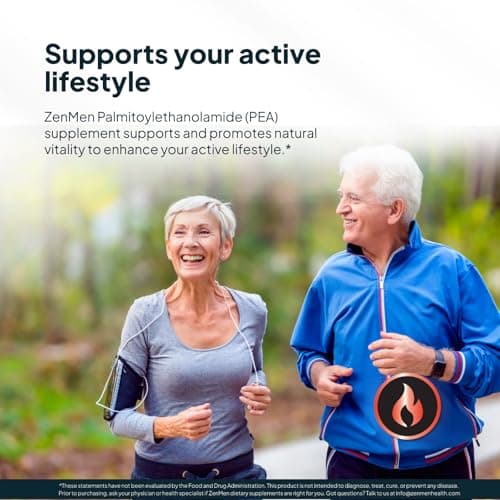 Palmitoylethanolamide (Pea) 600mg - Third Party Tested - with Luteolin, White Willow Bark, Magnesium - Supports Healthy Immune & Nervous Systems, Joints & Sciatic Nerve Relief - 60 Vegan Capsules - Thumbnail 2