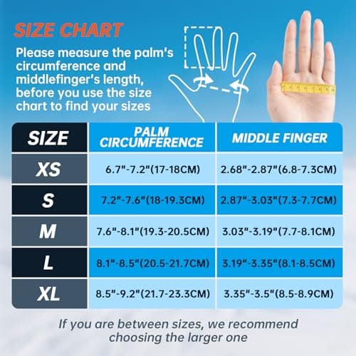 Fashinex Winter Gloves for Men Women, Waterproof Windproof Anti-Slip 10 Fingers Touch Screen Gloves with Thermal Lining for Cold Weather Motorcycle Driving Cycling Skiing Snowboarding Walking - Thumbnail 6