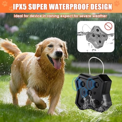 Anti Barking Device for Dogs: Ultrasonic Dog Bark Deterrent Devices with 3 Training Modes 50 FT | Dog Barking Silencer Bark Box for Indoor Outdoor | Stop Barking Control Device for Dogs (Black) - Thumbnail 5