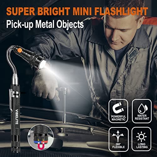 VIBELITE Magnetic Pickup Tool & 6 in 1 Multitool Pen, 2 Pack - Thumbnail 6