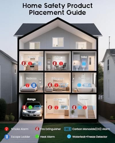 Carbon Monoxide Detectors and Natural Gas Detector, Carbon Monoxide Detectors Plug in, Dual Alarms Gas Leak Detector with Light - Natural, Co Leak Detection for Home, RV Essentials, White, 1Pcs - Thumbnail 6