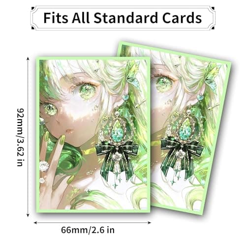 MTG Card Sleeves, Ultra Clear Front & Matte Finish Back, 100 Count Standard Size Matte Art Sleeve for Magic The Gathering (Forest) - Thumbnail 5