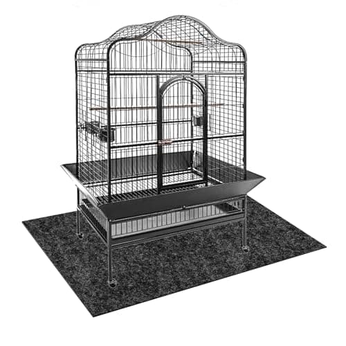 BETAGT Bird Cage Floor Mat, 30x36 Inch Waterproof Under Pet Cage Liner Mat for Kennel Training, Reptile Aquariums, Non-Slip Felt Mat to Protect Floors - Image 1