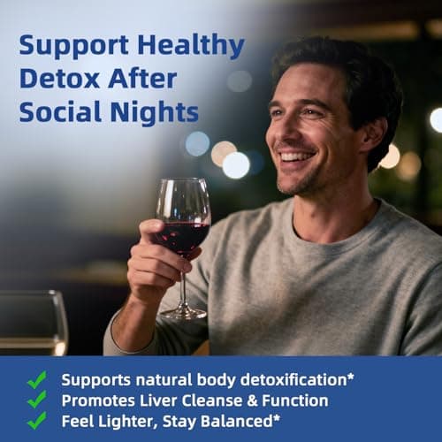 NAC Supplement 900 mg – Liver Cleanse Detox & Repair, Antioxidant & Cellular Health, Alcohol Defense Support – N-Acetyl Cysteine Capsules with Milk Thistle, Turmeric, Dandelion & Artichoke – 120 Count - Thumbnail 6