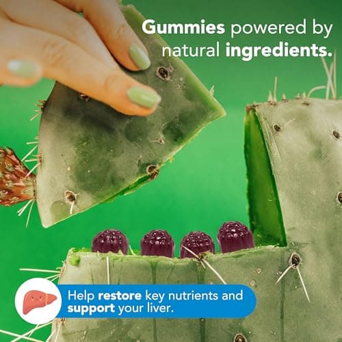 Before You Drink Gummies - Pre Alcohol Liver Support Supplement for Drinking & Better Morning - Recovery, Relief & Detox - Wedding & Bachelorette Party Favors - Cherry Flavor - 10 Packs - Thumbnail 4