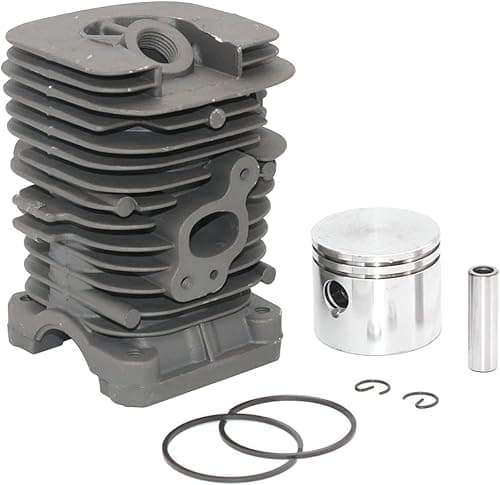 Adorih 41.1mm PT350 Cylinder Piston Kit ， for Poulan 2375 2175 2050 2055 2075 1950LE 2450 1975 Chainsaws - Complete Replacement Parts for OEM 530071408, 530012550, 530069608 - Image 1