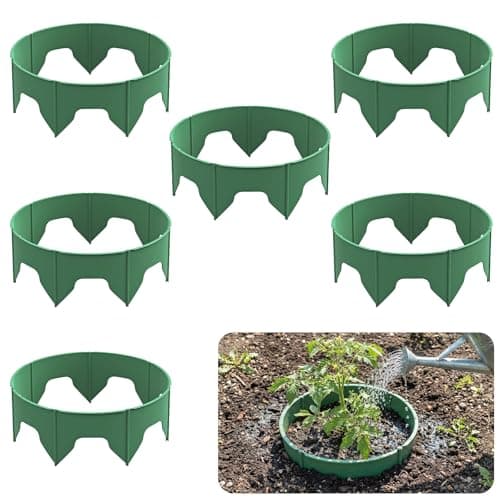 42pcs 13.5 inch Planting Grow Ring, Plant Growing Rings, Adjustable Round Tree Rings, Planting Protective Edging for Outdoor Vegetables, Herbs, Flowers - Image 1