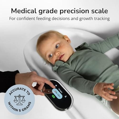 Woddle Multifunctional Smart Baby Changing Pad with Medical Grade Scale for Critical Weight Monitoring + AI App, Noise Machine, Warmer, Night Light, Touchscreen Tracker, All-in-One - Thumbnail 3