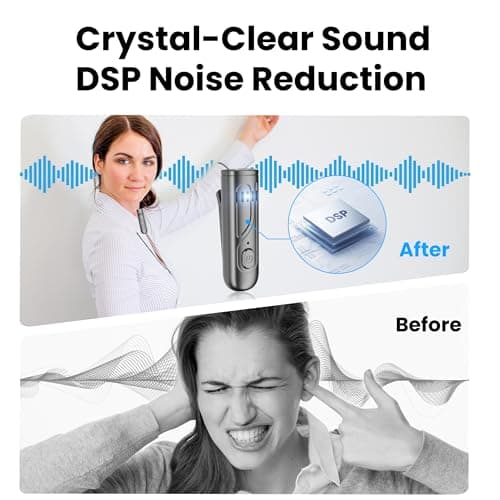 Voice Amplifier Wireless Microphone with Bluetooth Lavalier, Portable Microphone and Speaker for Teachers, Mini Rechargeable Amplifier, Ideal for Classroom, Meetings, Yoga, Speeches, and Tour Guides - Thumbnail 4
